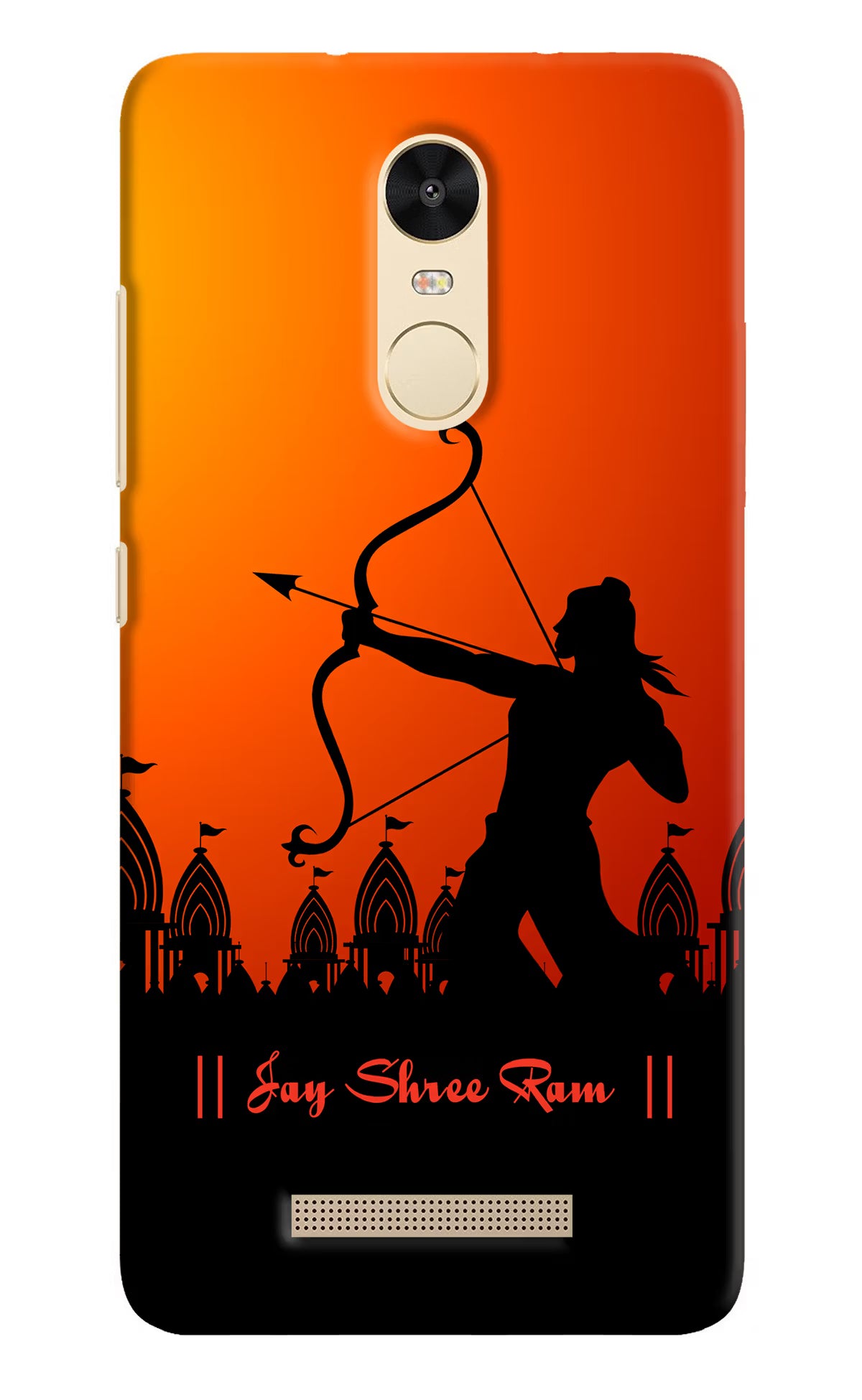 Lord Ram - 4 Redmi Note 3 Hard Case Back Cover by Casekaro