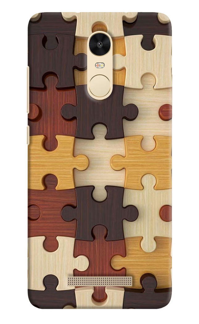 Wooden Puzzle Redmi Note 3 Hard Case Back Cover by Casekaro