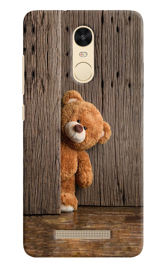 Teddy Wooden Redmi Note 3 Hard Case Back Cover by Casekaro