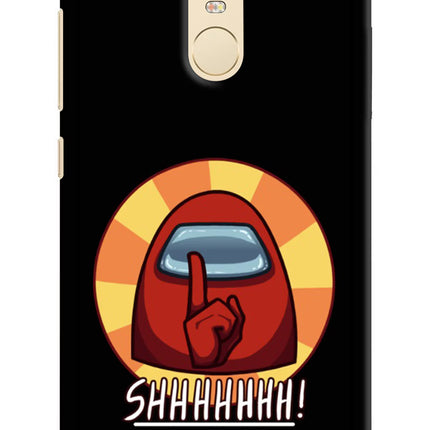 Among Us Shhh! Redmi Note 3 Hard Case Back Cover by Casekaro