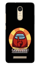 Among Us Shhh! Redmi Note 3 Hard Case Back Cover by Casekaro