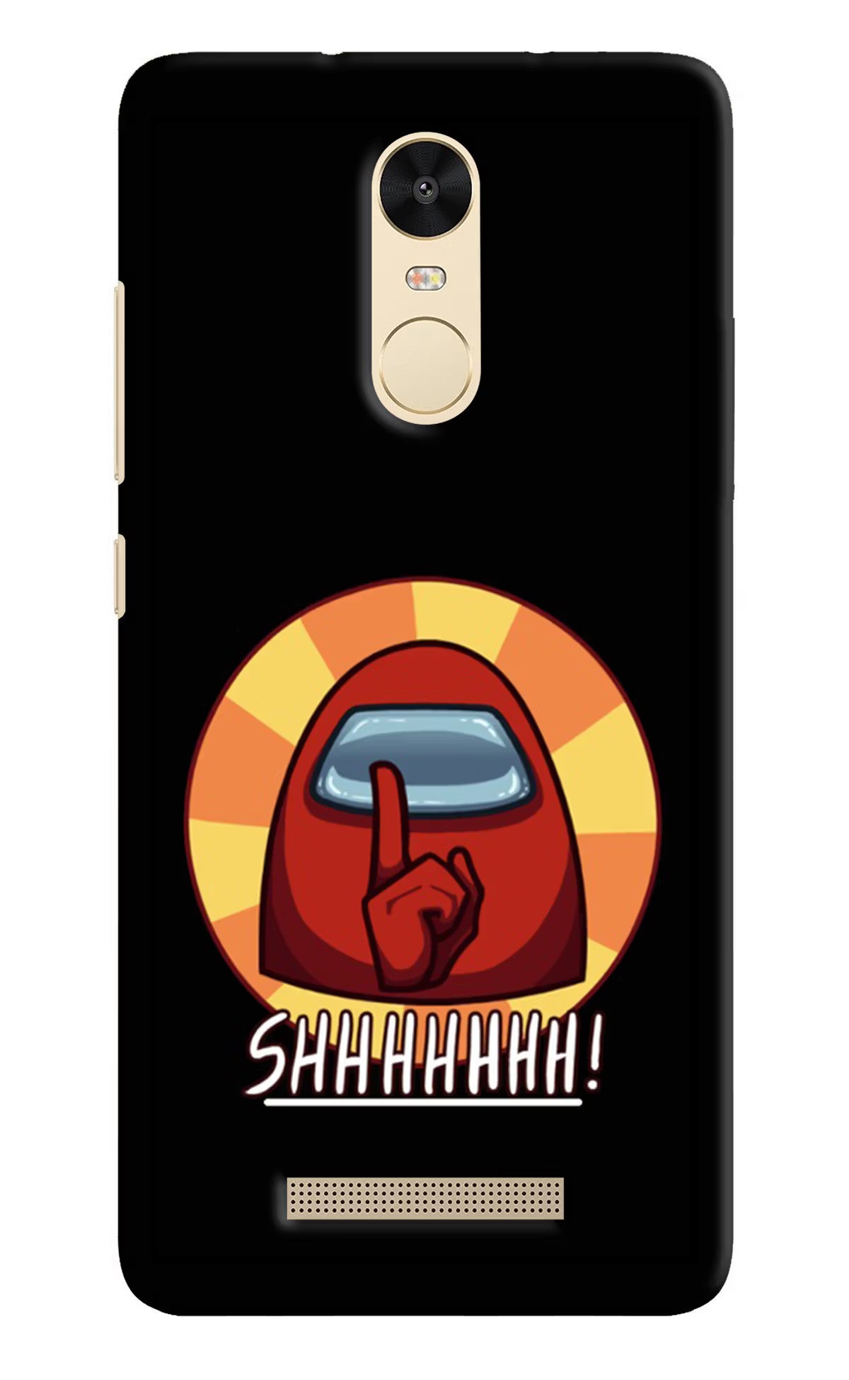 Among Us Shhh! Redmi Note 3 Hard Case Back Cover by Casekaro