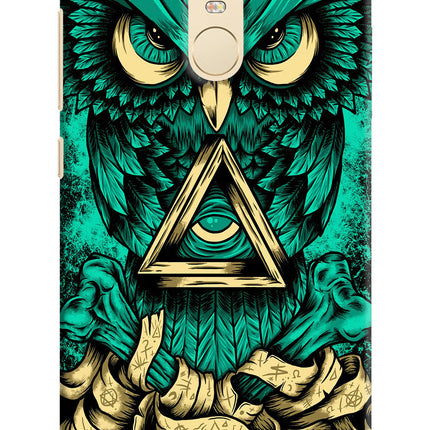 Green Owl Redmi Note 3 Hard Case Back Cover by Casekaro