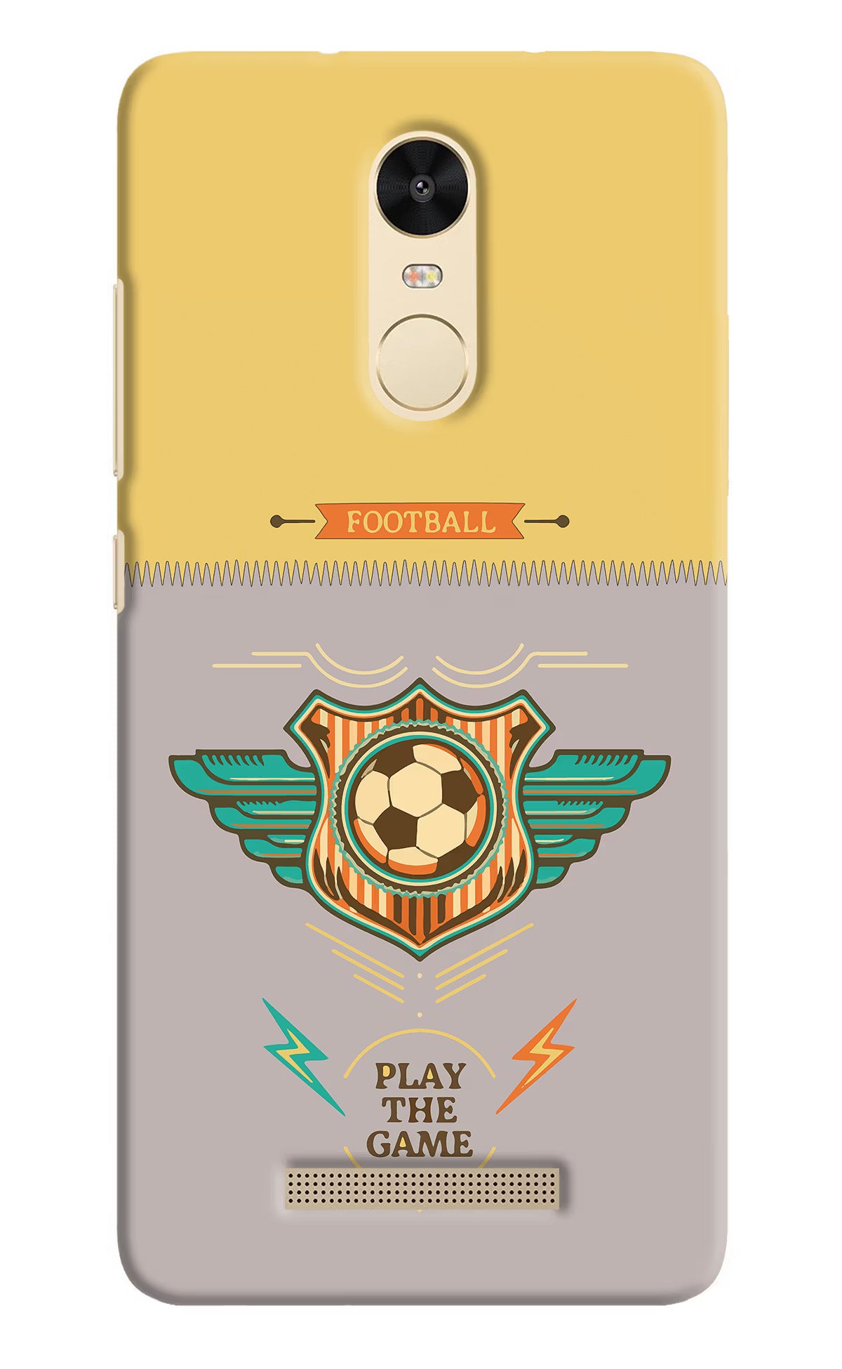 Football Redmi Note 3 Hard Case Back Cover by Casekaro
