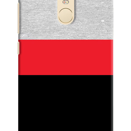 Tri Color Pattern Redmi Note 3 Hard Case Back Cover by Casekaro
