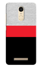 Tri Color Pattern Redmi Note 3 Hard Case Back Cover by Casekaro