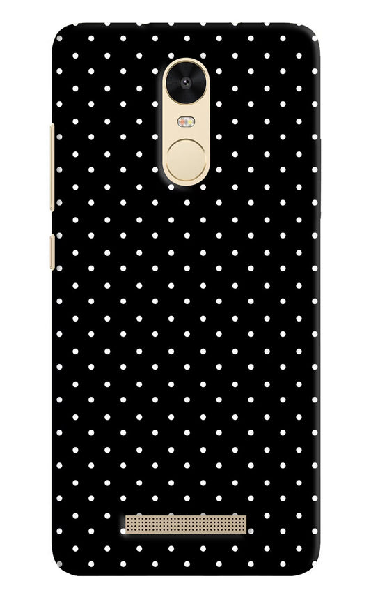White Dots Redmi Note 3 Hard Case Back Cover by Casekaro
