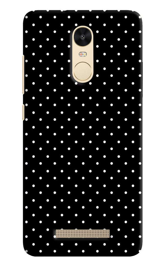 White Dots Redmi Note 3 Hard Case Back Cover by Casekaro