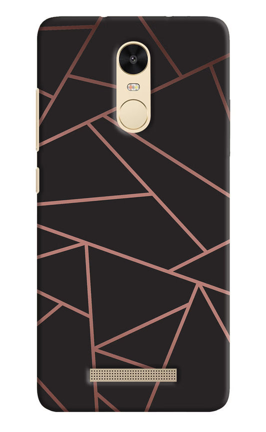 Geometric Pattern Redmi Note 3 Hard Case Back Cover by Casekaro