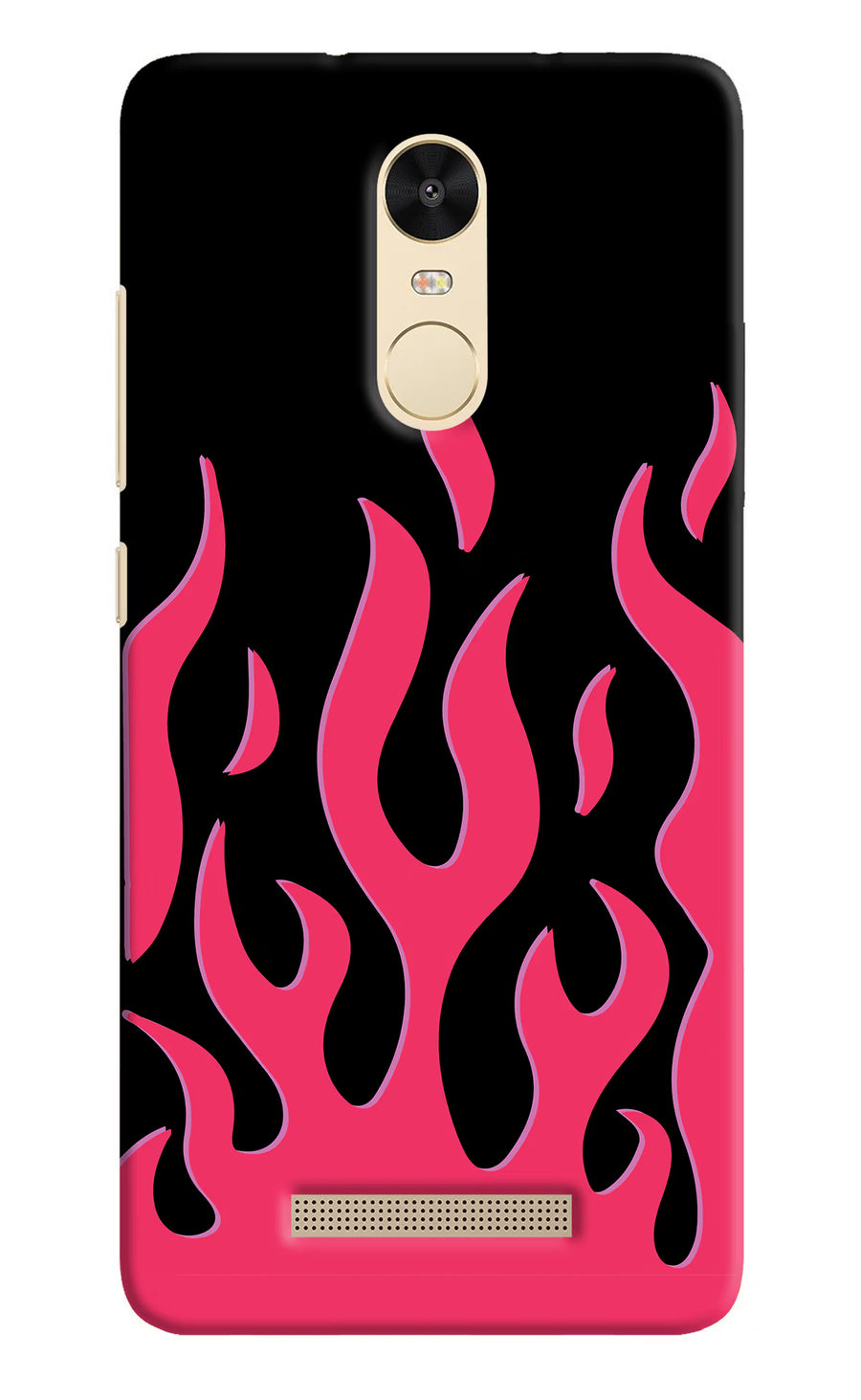 Fire Flames Redmi Note 3 Back Cover, Hard case