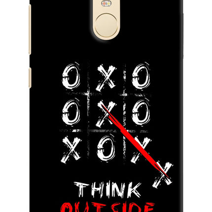 Think out of the BOX Redmi Note 3 Hard Case Back Cover by Casekaro