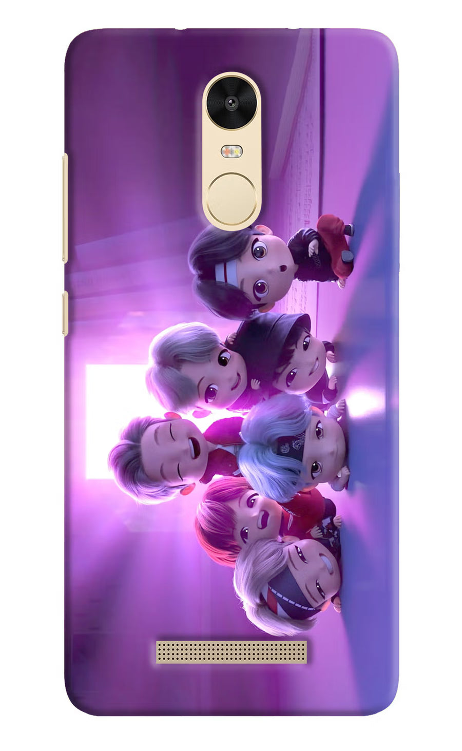BTS Chibi Redmi Note 3 Back Cover, Hard case
