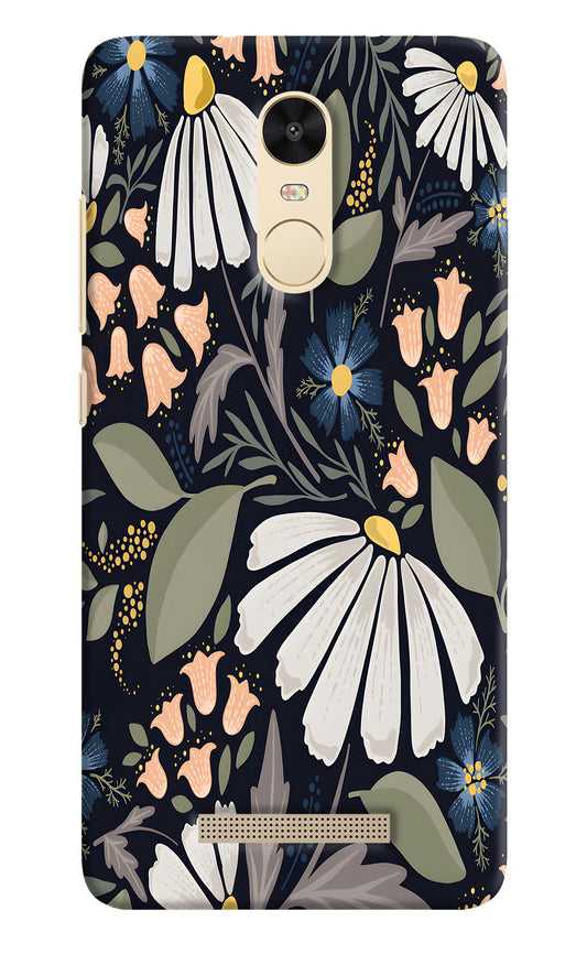 Flowers Art Redmi Note 3 Hard Case Back Cover by Casekaro