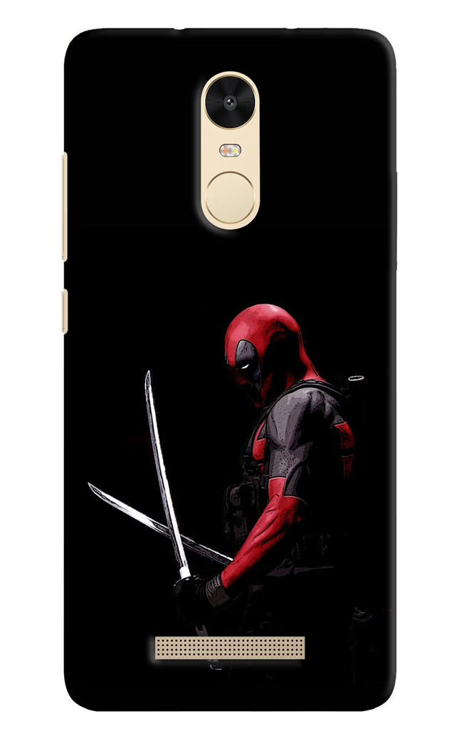 Deadpool Redmi Note 3 Hard Case Back Cover by Casekaro