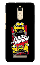 Find your inner Minion Redmi Note 3 Hard Case Back Cover by Casekaro