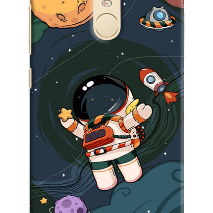 Cartoon Astronaut Redmi Note 3 Hard Case Back Cover by Casekaro