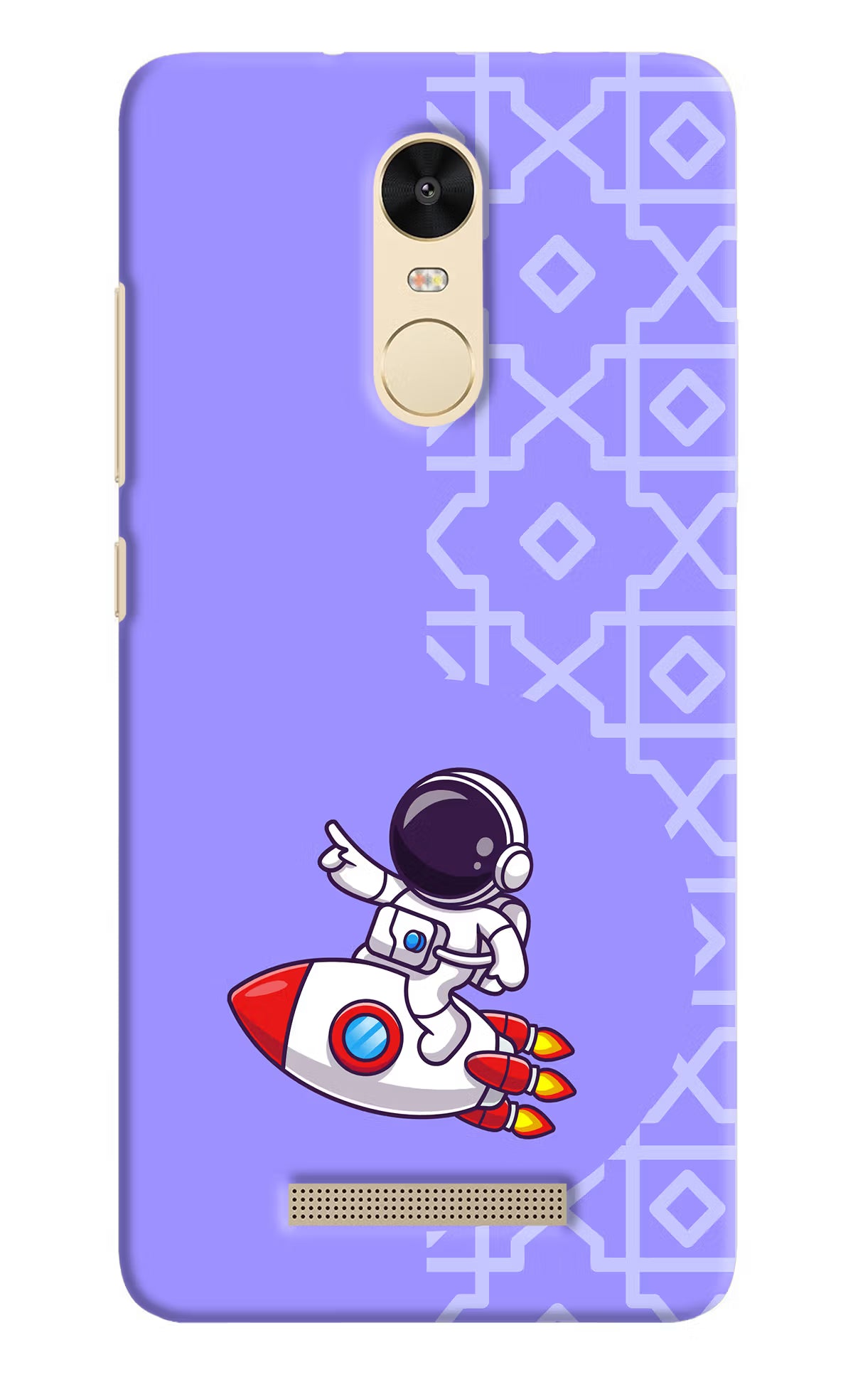 Cute Astronaut Redmi Note 3 Hard Case Back Cover by Casekaro