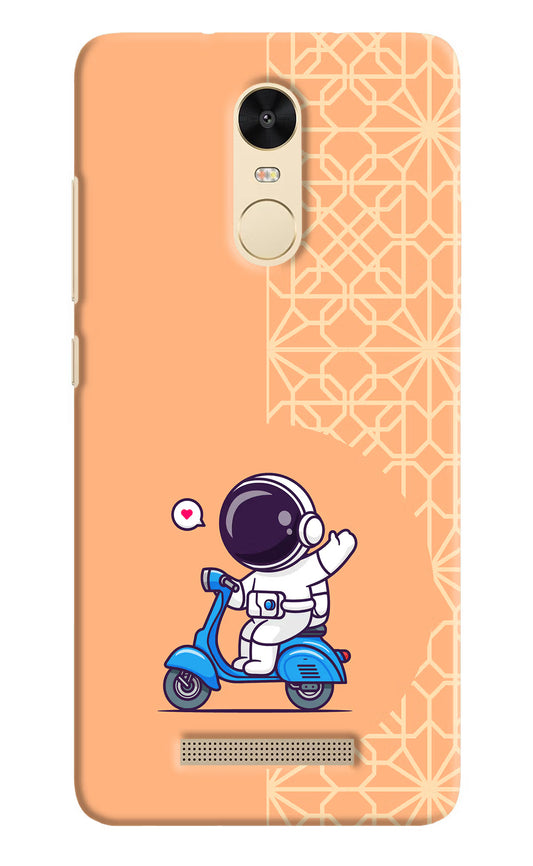 Cute Astronaut Riding Redmi Note 3 Hard Case Back Cover by Casekaro