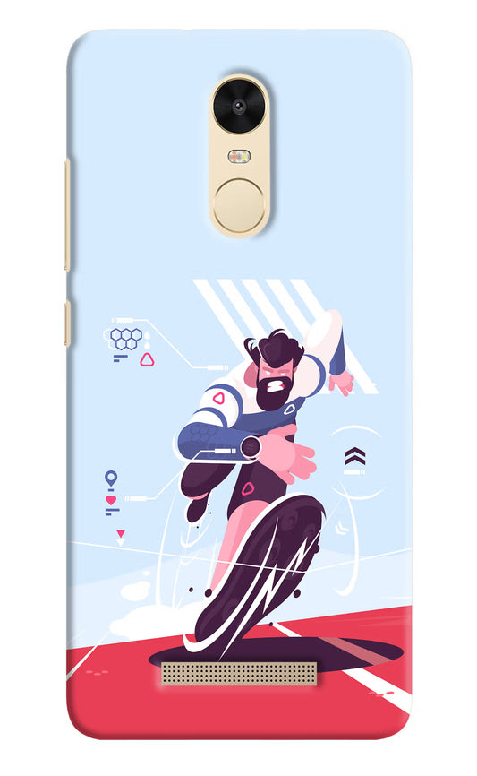 Run Pro Redmi Note 3 Hard Case Back Cover by Casekaro
