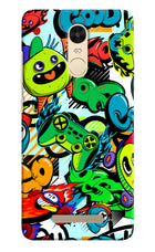 Game Doodle Redmi Note 3 Hard Case Back Cover by Casekaro