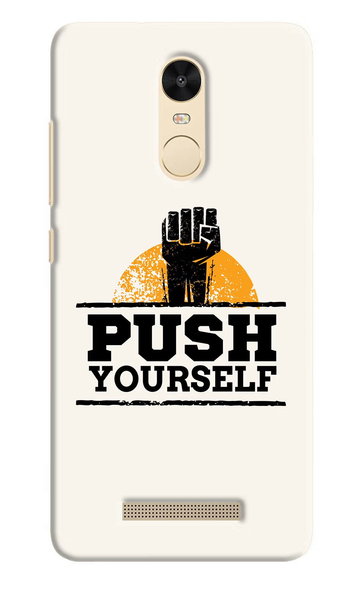 Push Yourself Redmi Note 3 Hard Case Back Cover by Casekaro