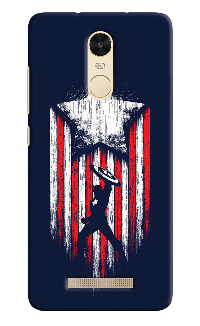 Captain America Marvel Art Redmi Note 3 Hard Case Back Cover by Casekaro