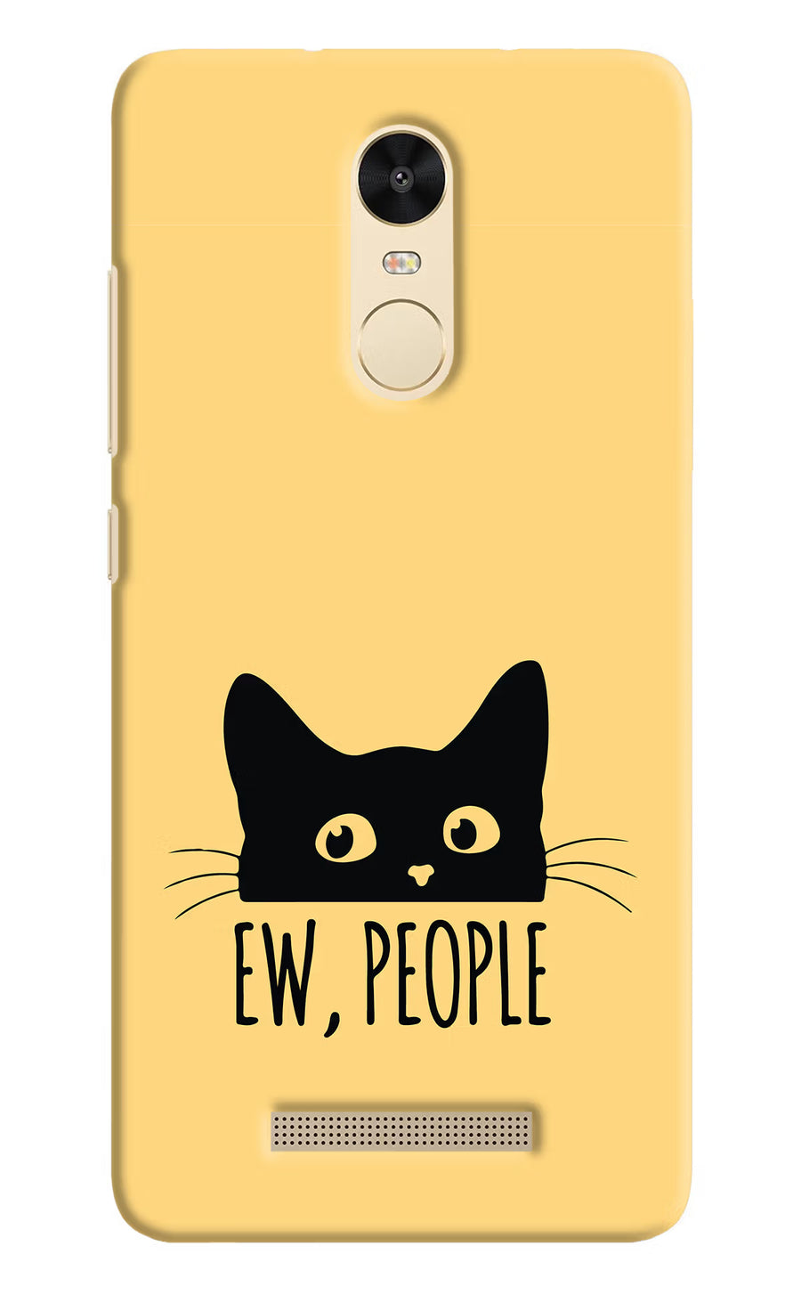 Ew People Catitude Redmi Note 3 Back Cover, Hard case