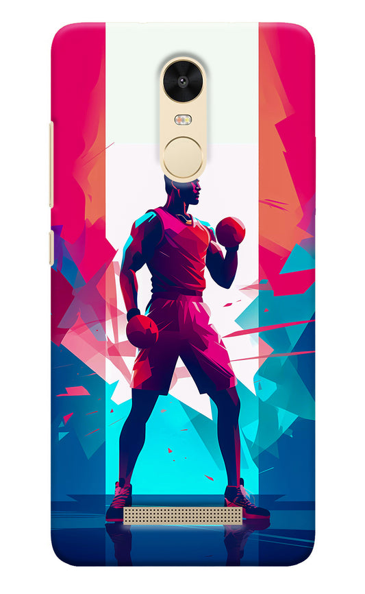 Champion Fighter (AI Generated) Redmi Note 3 Back Cover