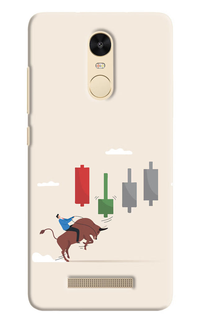 Bull Trading Momentum Redmi Note 3 Hard Case Back Cover by Casekaro