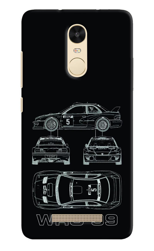 WRC'99 Redmi Note 3 Hard Case Back Cover by Casekaro