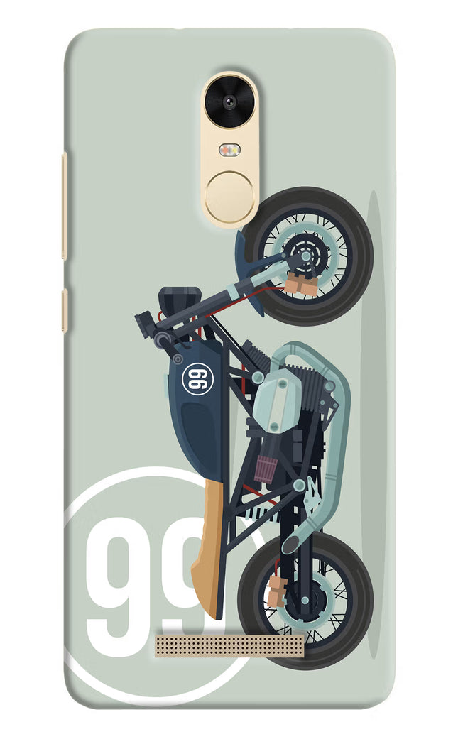 Classic Cafe Racer 99 Redmi Note 3 Hard Case Back Cover by Casekaro