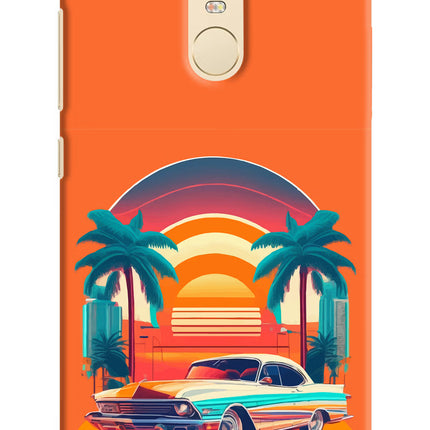 Palm Drive 80s Redmi Note 3 Hard Case Back Cover by Casekaro