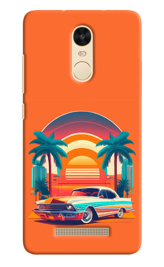 Palm Drive 80s Redmi Note 3 Hard Case Back Cover by Casekaro