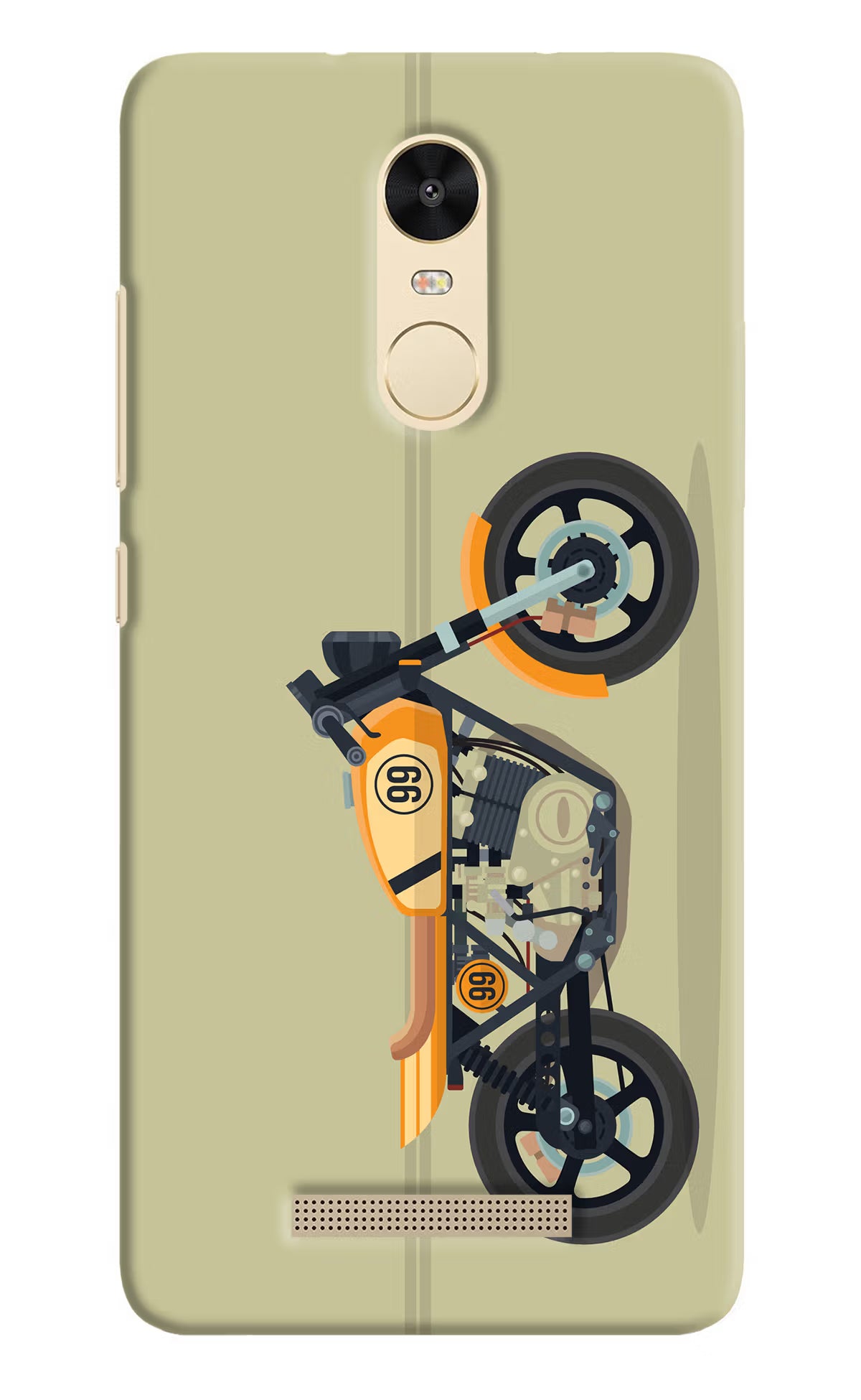 Vertical Speedster Redmi Note 3 Hard Case Back Cover by Casekaro