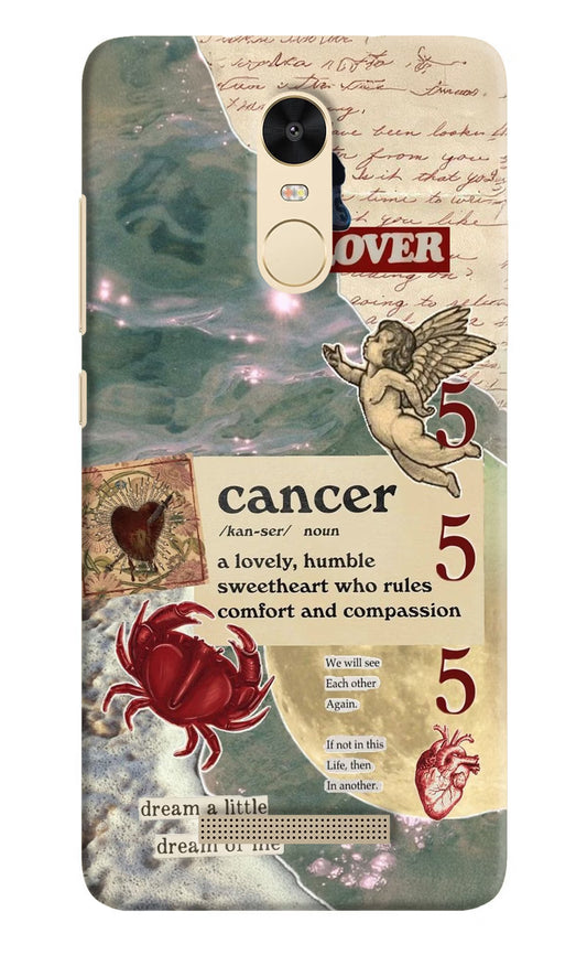 Cancer Zodiac Redmi Note 3 Hard Case Back Cover by Casekaro