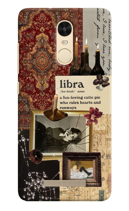 Libra Zodiac Redmi Note 3 Hard Case Back Cover by Casekaro