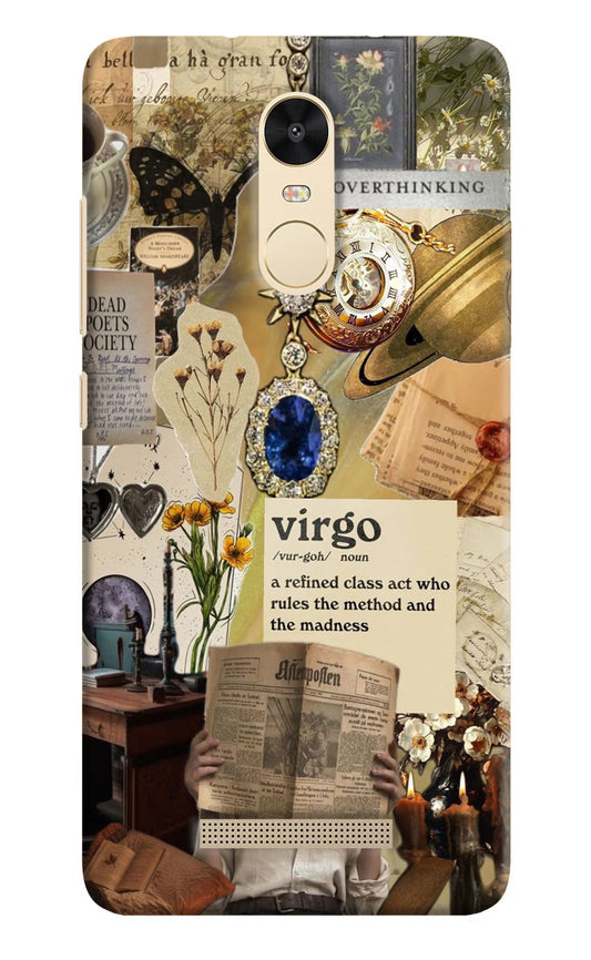 Virgo Zodiac Redmi Note 3 Hard Case Back Cover by Casekaro