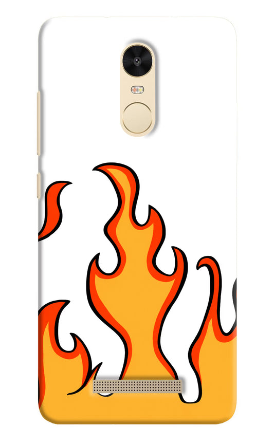 Fired Up – White Redmi Note 3 Hard Case Back Cover by Casekaro