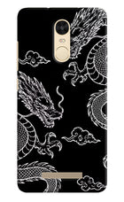Twin Dragons Redmi Note 3 Hard Case Back Cover by Casekaro