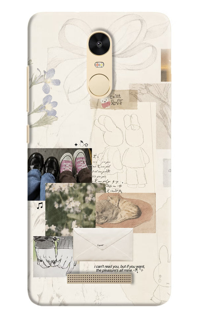 Soft Aesthetic Redmi Note 3 Hard Case Back Cover by Casekaro