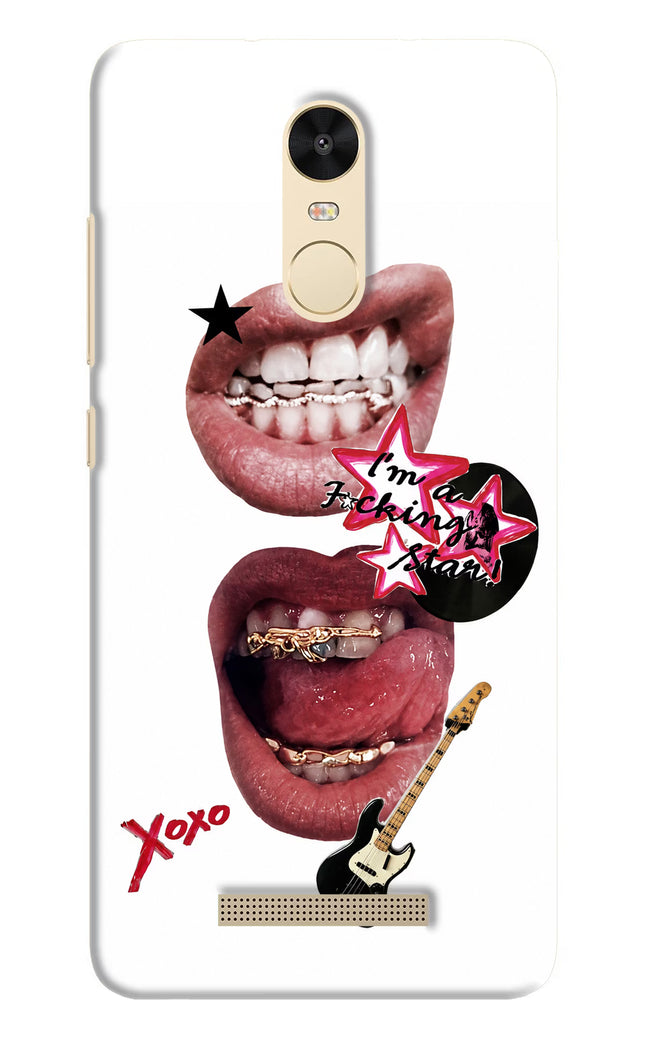 Rockstar Redmi Note 3 Hard Case Back Cover by Casekaro