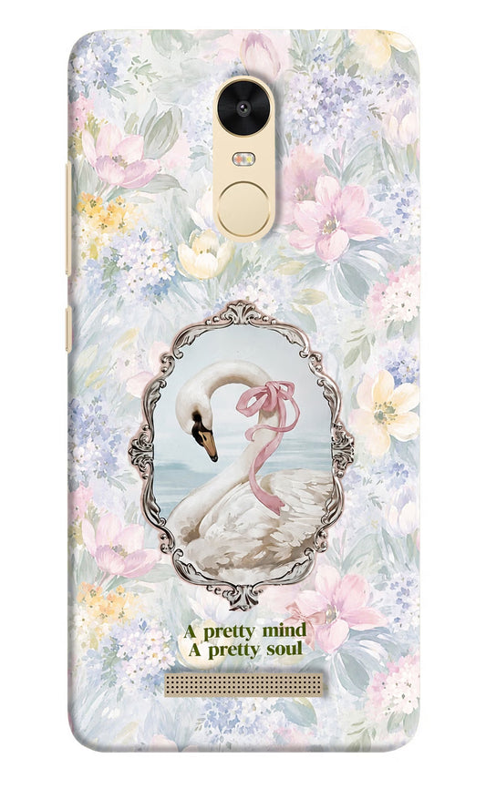 Pretty Mind Pretty Soul Redmi Note 3 Back Cover