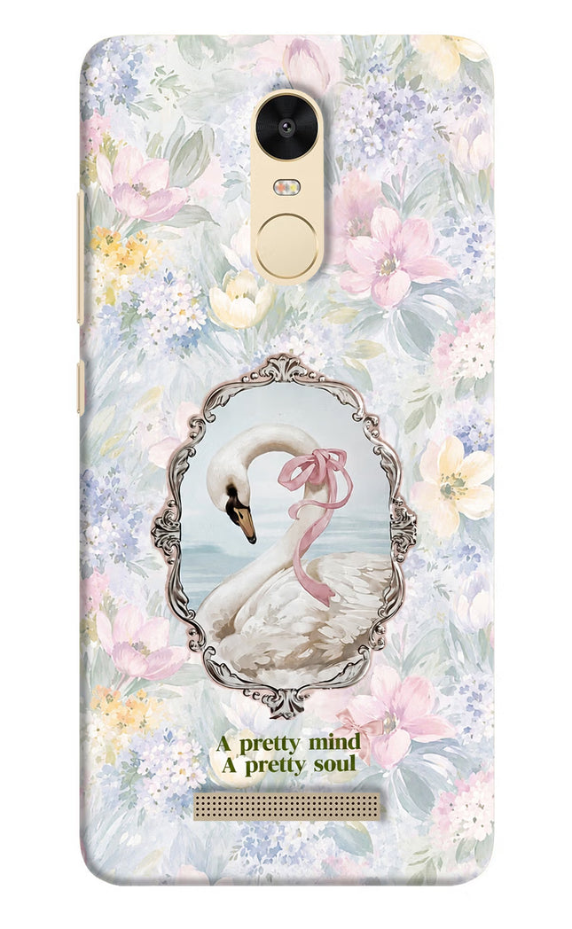 Pretty Mind Pretty Soul Redmi Note 3 Hard Case Back Cover by Casekaro