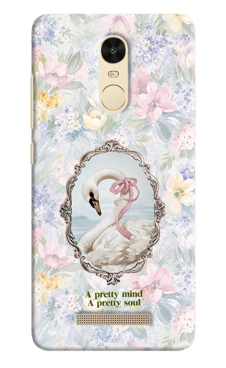 Pretty Mind Pretty Soul Redmi Note 3 Back Cover, Hard case
