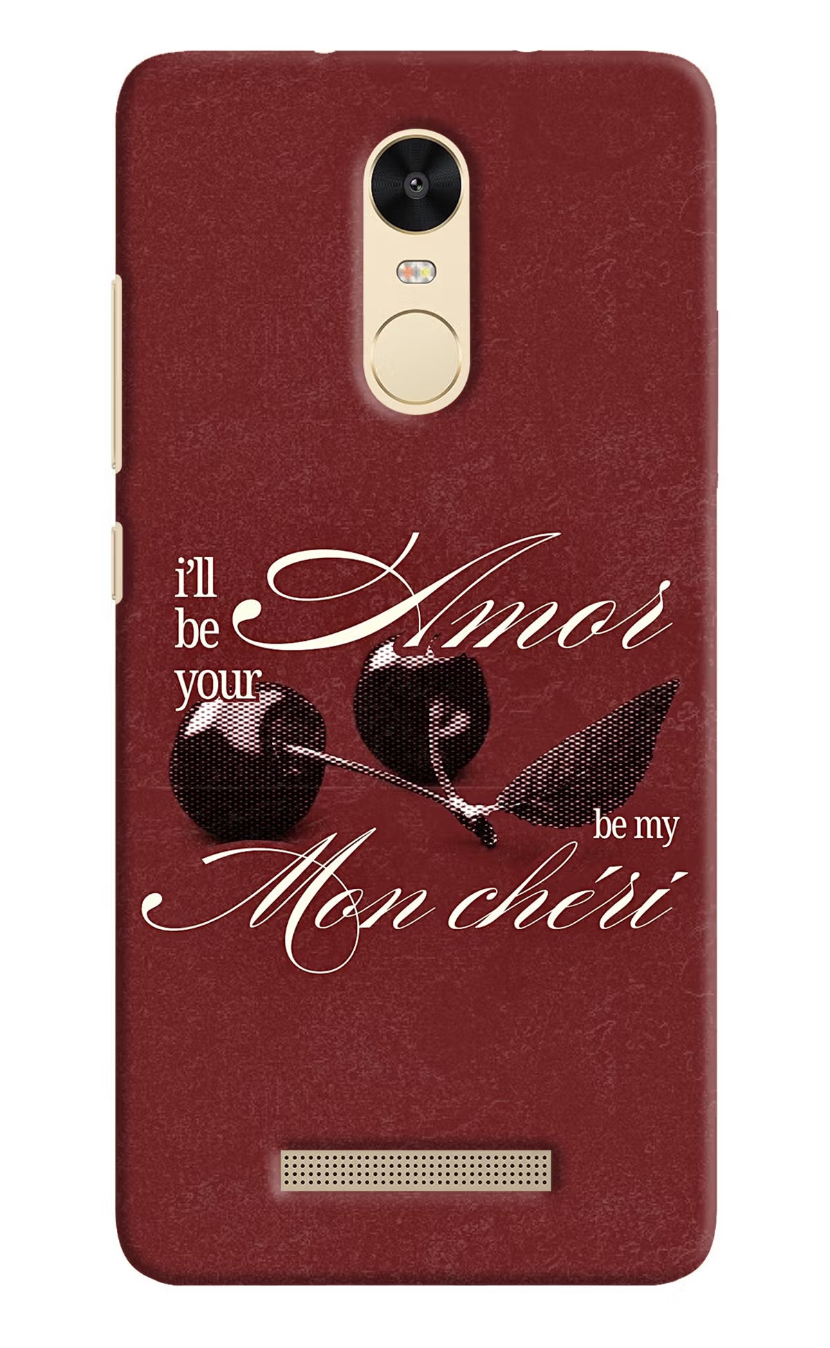 Velvet Cherry Redmi Note 3 Back Cover