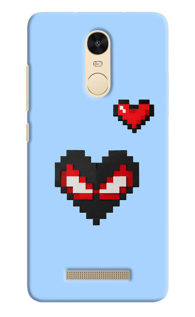 Peter Heart Redmi Note 3 Hard Case Back Cover by Casekaro