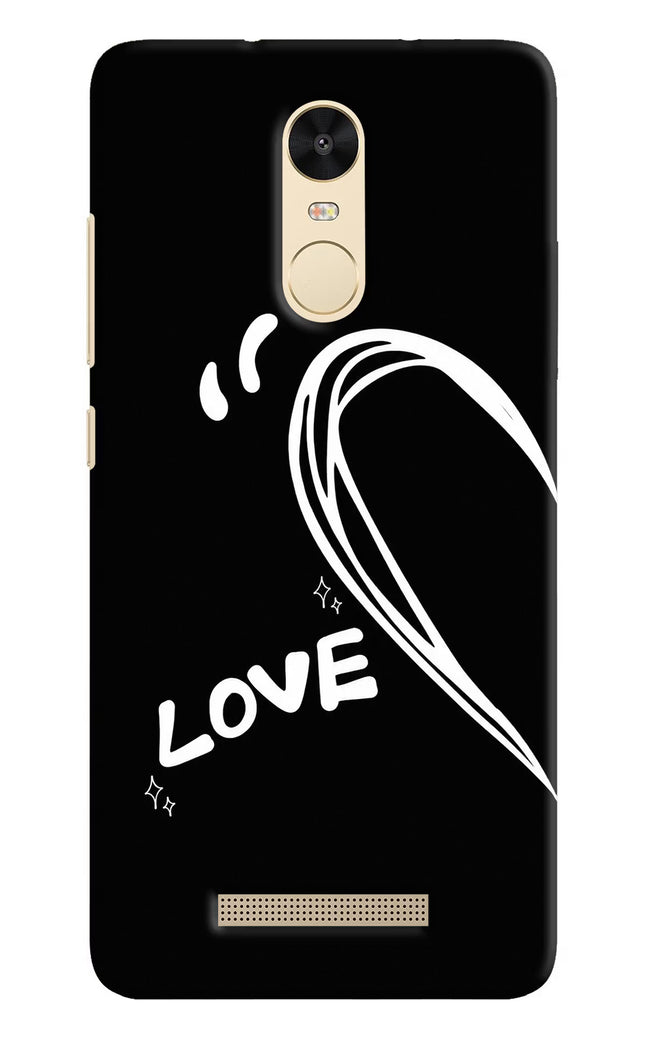 Love Line Redmi Note 3 Hard Case Back Cover by Casekaro