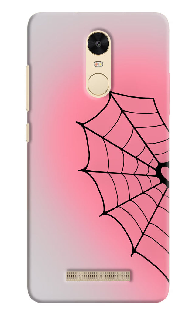 Pink Web Redmi Note 3 Hard Case Back Cover by Casekaro