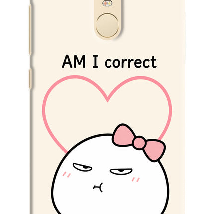Always Right Redmi Note 3 Hard Case Back Cover by Casekaro