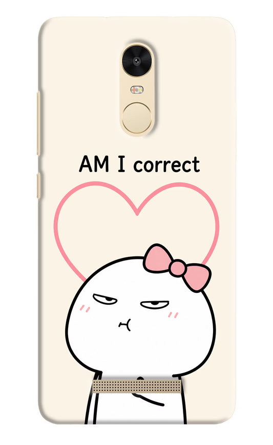 Always Right Redmi Note 3 Hard Case Back Cover by Casekaro